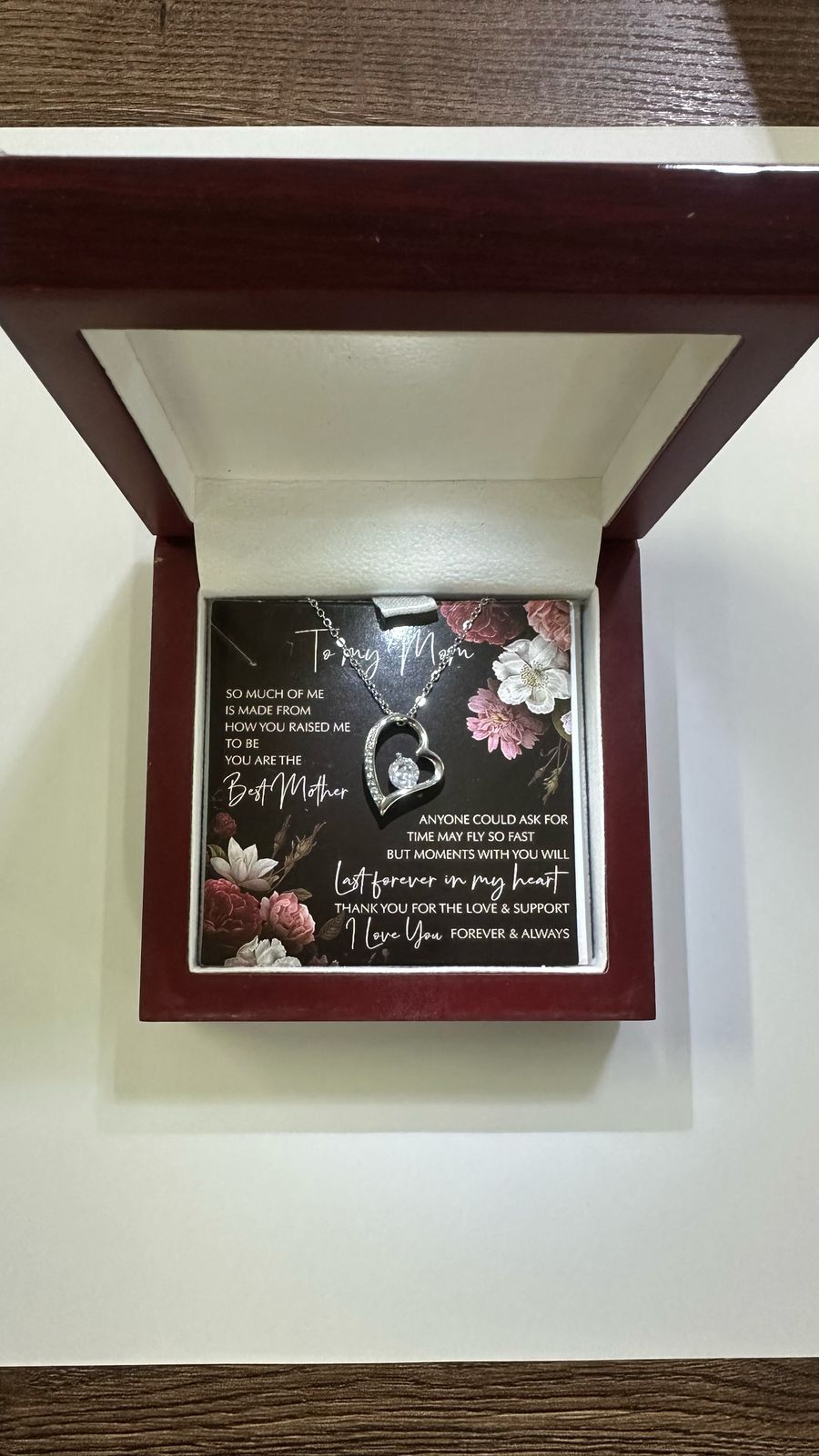 Collar amor eterno A mi mamá